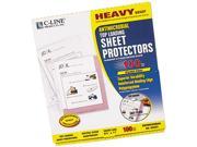 C line 62033 Top Load Sheet Protectors 3 Hole Punched Letter 100 Box