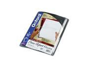 Oxford 50406 Linen Finish Report Cover Tang Clip Letter 1 2 Capacity Clear Black 5 Pack