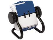 Rolodex 66700 Open Rotary Card File Holds 250 1 3 4 x 3 1 4 Cards Black