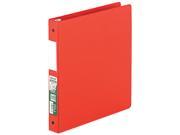 Samsill 14333 Clean Touch Antimicrobial Locking Round Ring Binder 11 x 8 1 2 1 Cap Red