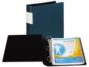 Samsill 17668 Top Performance DXL Locking D Ring Binder With Label Holder 2 Capacity Teal