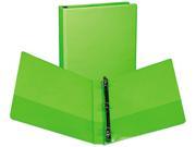 Samsill Presentation View Binder Round Ring 11 x 8 1 2 1 Capacity Lime 2 Pack