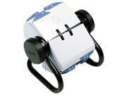 Rolodex 66704 Open Rotary Card File Holds 500 2 1 4 x 4 Cards Black