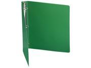 ACCO 39716 ACCOHIDE Poly Ring Binder With 35 Pt. Cover 1 Capacity Forest Green