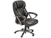 Mayline UL350HBLK Ultimo 300 Series High Back Swivel Tilt Chair Black Leather