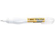 BIC WOSQP11 Wite Out Shake n Squeeze Correction Pen 8 ml White