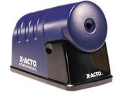 X ACTO 1792 PowerHouse Desktop Electric Pencil Sharpener Translucent Blue