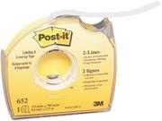 Post it 652 Removable Cover Up Tape Non Refillable 1 3 x 700 Roll