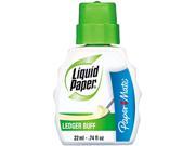 Paper Mate Liquid Paper 5660115 Correction Fluid 22 ml Bottle Ledger Buff