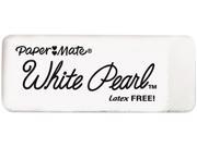 Paper Mate 70626 White Pearl Eraser 12 Box
