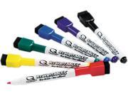 Quartet 51 659312 ReWritables Dry Erase Mini Markers Fine Point Six Colors 6 Set