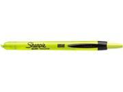 Sharpie 28025 Accent Retractable Highlighters Chisel Tip Fluorescent Yellow 12 Pk