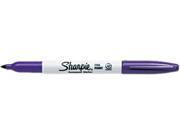 Sharpie 30008 Permanent Marker Fine Point Purple Dozen