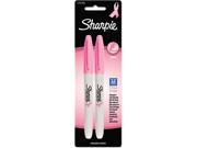 Sharpie 1741763 Pink Ribbon Fine Tip Permanent Marker Pink 2 Pack