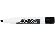 EXPO 82001 Low Odor Dry Erase Marker Bullet Tip Black Dozen