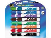 EXPO 83083 Dry Erase Markers Chisel Tip Assorted 16 Set