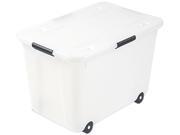 Advantus Clear 15-gallon Rolling Storage Box