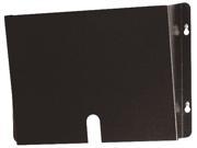 Buddy Products 5204 4 Deep Steel Wall Pocket for Medical Records Letter Black