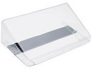 Deflect o 73101 Letter Size Magnetic Wall File Pocket Letter Clear