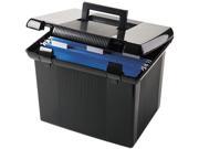 Pendaflex 41742 Portafile File Storage Box Letter Plastic 14 7 8 x 12 1 8 x 11 7 8 Black