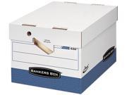 Bankers Box 0063601 Presto Maximum Strength Storage Box Ltr Lgl 12 x 15 x 10 WE 12 Carton