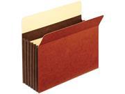 Globe Weis C1534GHD 5 1 4 Inch Expansion Accordion Pocket Straight Cut Letter Redrope 10 Box