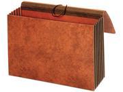 Globe Weis CL1077GLHD 5 1 4 Inch Expansion Accordion Pockets Straight Redrope 10 x 15 3 8 Brown