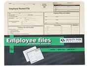 Quality Park 69998 Employee Record Folder Top Tab Letter Manila 20 Pack