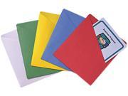 Quality Park Slash View Pocket Organizers Letter Assorted Colors 25 Pack