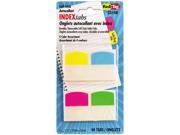 Redi Tag 33148 Write On Self Stick Index Tabs Flags 1 1 16 Inch 4 Colors 48 Pack