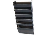 Rubbermaid L16663 Classic Hot File Wall File Systems Letter Seven Pocket Smoke