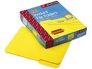 Top Tab Poly Colored File Folders