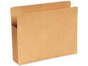 Wilson Jones WCC68RK Recycled File Pocket Straight Cut Letter 3 1 2 Inch Expansion Kraft