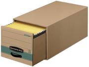 Bankers Box 1231201 Super Stor Drawer Steel Plus Storage Box Legal Kraft Green 6 Carton