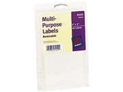 Avery 05450 Print or Write Removable Multi Use Labels 3 x 5 White 40 Pack