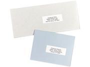 Avery 5332 Self Adhesive Address Labels for Copiers 1 x 2 13 16 White 8250 Box