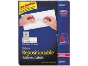Avery 55160 Re hesive Laser Labels 1 x 2 5 8 White 3000 Pack