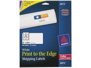 Avery 6873 Shipping Labels for Color Laser Copier 2 x 3 3 4 Matte White 200 Pack
