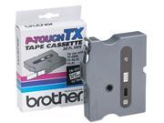 Brother TX 2211 TX Tape Cartridge for PT 8000 PT PC PT 30 35 3 8w Black on White