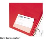 Cardinal 21500 HOLDit! Poly Business Card Holders Top Load 3 3 4 x 2 3 8 Clear 10 Pack