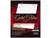 Ampad 73127 Gold Fibre Fastrip Catalog Envelope Side Seam 9 x 12 White 100 Box
