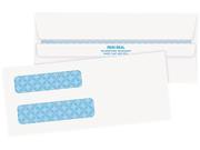 Quality Park 24539 Double Window Tinted Redi Seal Invoice Check Envelope 8 White 500 Box