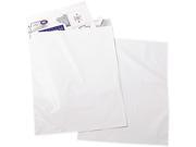 Quality Park 45238 Redi Strip Recycled Poly Mailer Side Seam 19 x 24 White 50 Pack