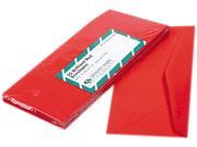 Quality Park 11134 Colored Envelope Traditional 10 Red 25 Pack