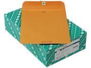 Quality Park 38190 Clasp Envelope Recycled 9 x 12 28lb Light Brown 100 Box