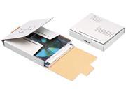 Quality Park 64105 Corrugated CD DVD Mailer 5 3 4 x 5 3 4 White Recycled