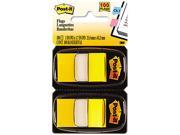 Post it Flags 680 YW12 Marking Flags in Dispensers Yellow 12 50 Flag Dispensers Pack