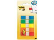 Post it 683 5CF Flags in Portable Dispensers Standard Colors 5 Dispensers of 20 Flags Color