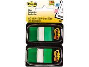 Post it Flags 680 GN12 Marking Flags in Dispensers Green 50 Flags Dispenser 12 Dispensers Pack