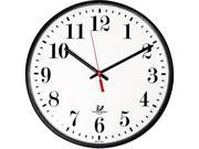 Chicago Lighthouse 67300002 Quartz Slimline Clock 12 3 4in Black